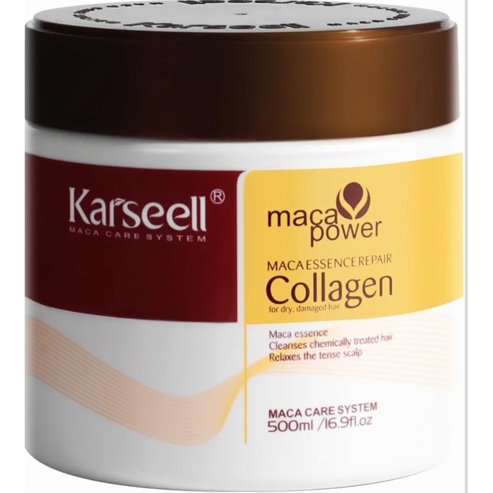 Karseell Maca Power Maca Essence Repair Collagen hair mask.